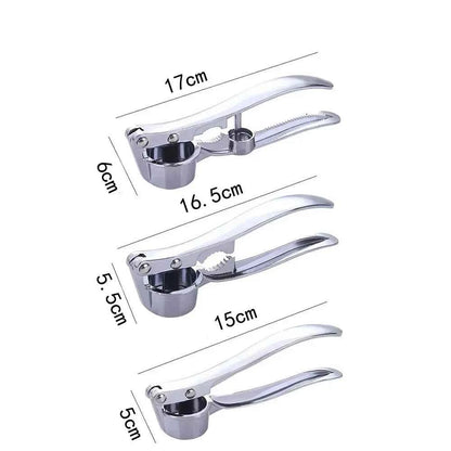 1Pc Garlic Press Crusher Mincer Kitchen Gadgets Zinc Alloy Garlic Smasher Squeezer Manual Mashed Vegetables Ginger Kitchen Tools