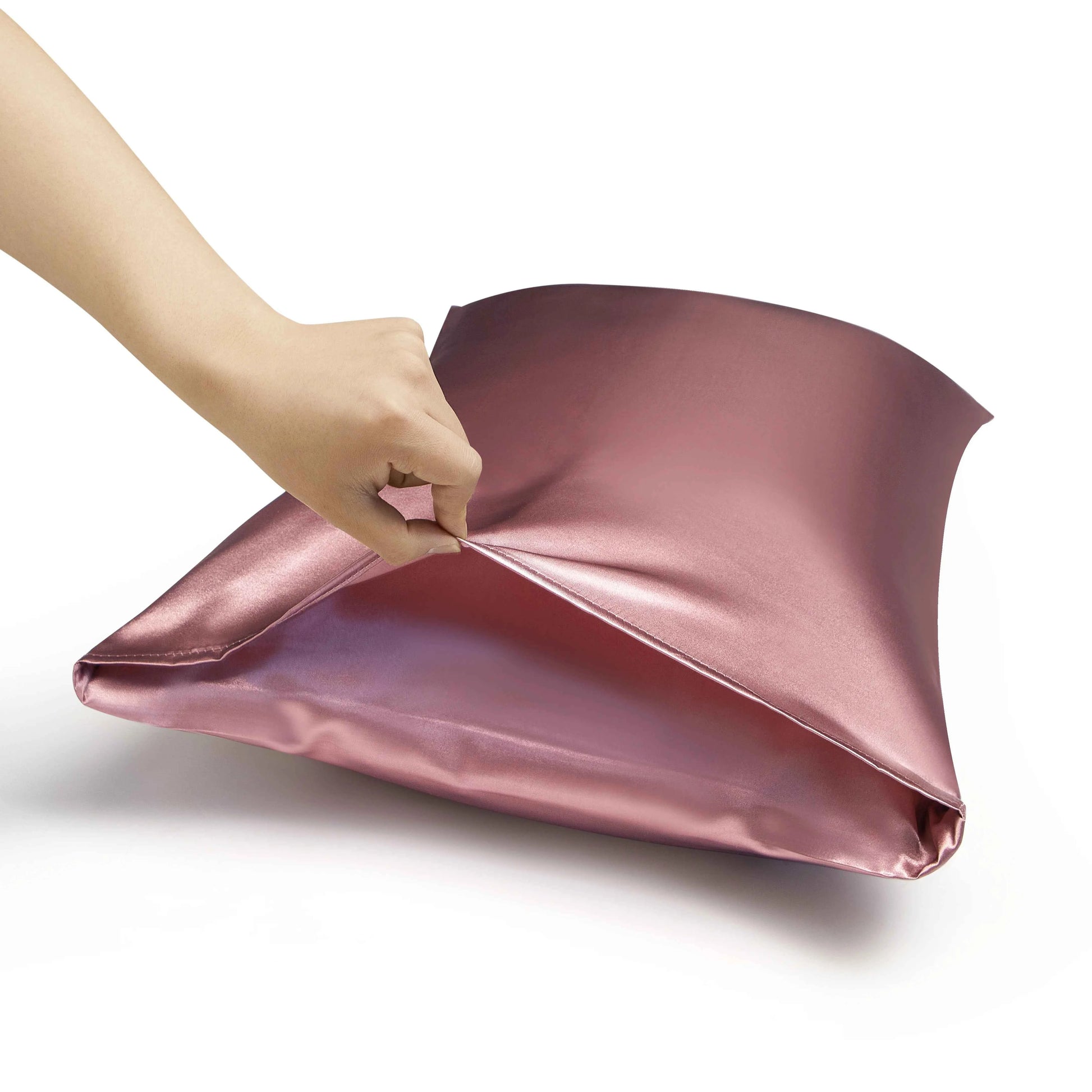 Pillowcase Silk Silky Satin Hair Beauty Soft Anti Frizz Comfortable Pillow Cover Home Decor Bedroom Standard Queen 1PC Durable