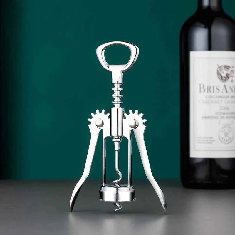 Hand Movement Bottle Opener Classic And Practical Stainless Steel Wine Opener Portable Wine Cork Remover Kitchen Gadgets