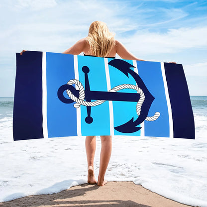 Large Microfiber Beach Towel Quick Dry Sun Protection Absorbent Bath Towel