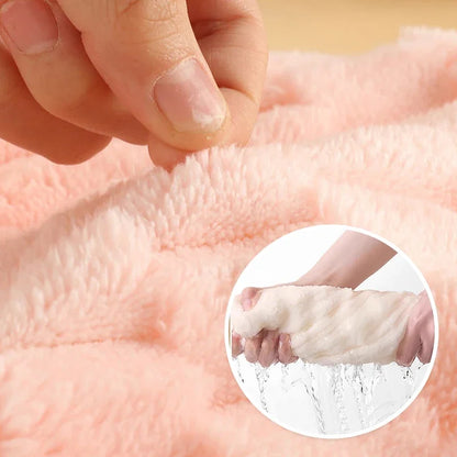 1PC Microfiber Quick Dry Hair Wrap Bonnet Super Absorbent Soft Hair Towel