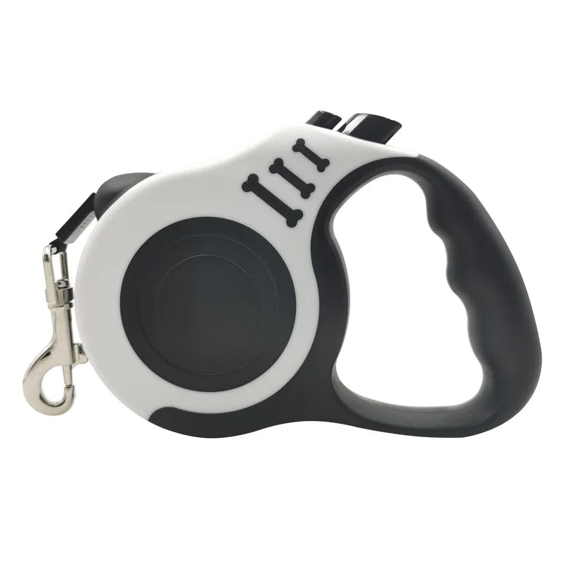 Retractable Dog Leash — Strong Nylon 3m/5m Lead for Small, Medium & Large Dogs & Cats