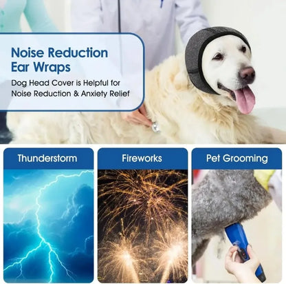 Waterproof Noise-Cancelling Ear Muffs for Dogs