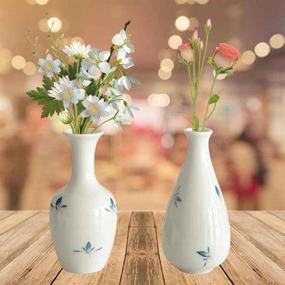 Bud Vase Ceramic Rustic Table Centerpieces Art for Office Living Room Desk
