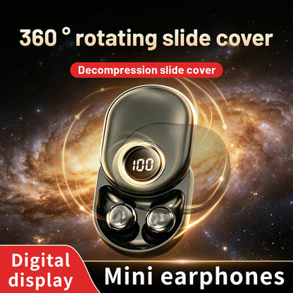SK55 Sleep Earbuds – Bluetooth 6.0, Noise Cancelling, Zero Ear Pressure, Invisible Flat Design