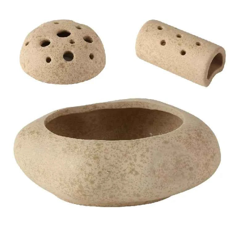 Simplicity Lotus Seedpod Ceramic Vase Artificial Flower Decorative Flowers Pots Desk Decoration Floral Arrangement Modern Decor