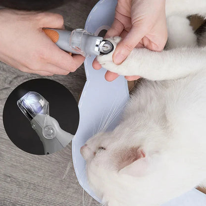 Professional Pet Nail Clippers with LED Light