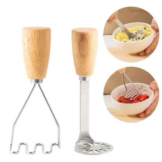 Mud Press Masher Puree Juice Maker For Baby Food Supplement Stainless Steel Potatoes Crusher Pusher Fruit Tools Kitchen Gadget