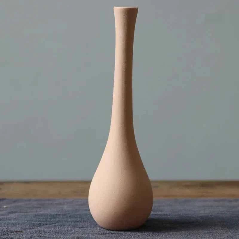 Plain Ceramic Vase  Arrangement Creative and Minimalist Nordic Ins Style Decoration Pottery Props for Home Photography Plain Vas