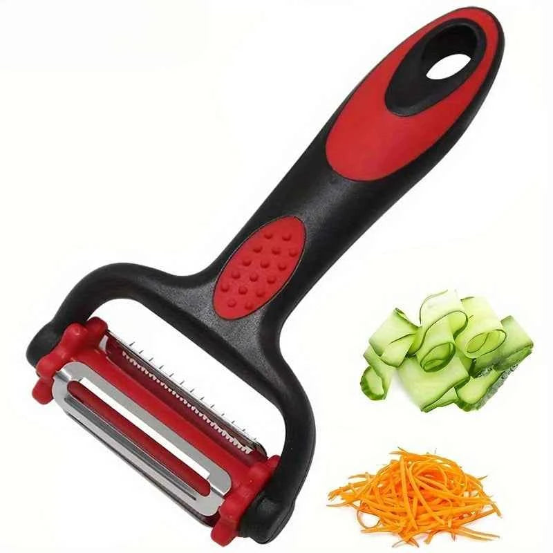 3-in-1 Multifunctional Fruit & Vegetable Peeler, Paring Knife, Grater & Shredder - The Ultimate Kitchen Tool Kitchen Accessories