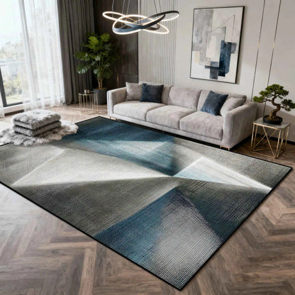 Nordic Light Luxury Carpet Abstract Art Decoration Home Living Room Large Rugs 200×300 Bedroom Cloakroom Plush Foot Mat Washable