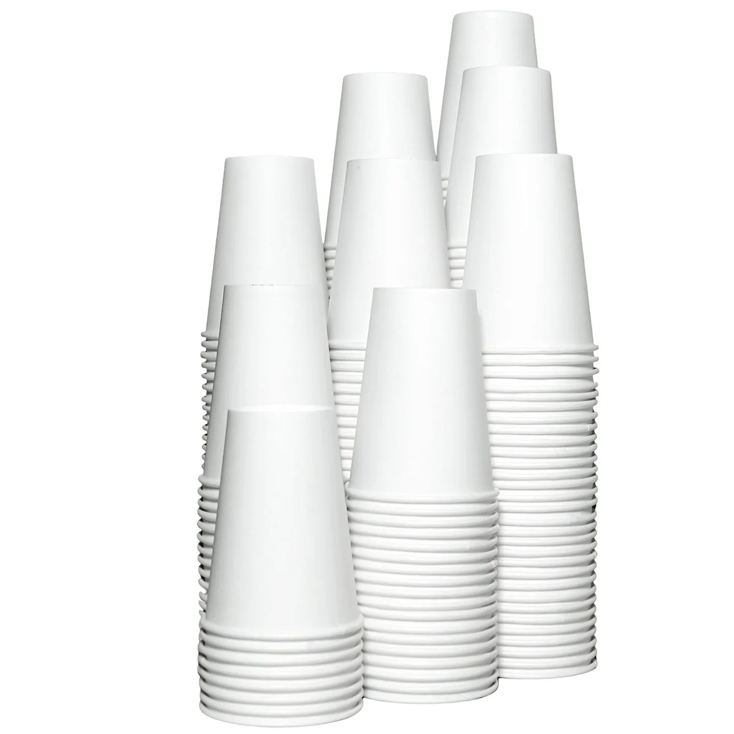 Disposable Paper Cups 210ml | 50/500/1000pcs Solid Color Hot Drinking Party Cups