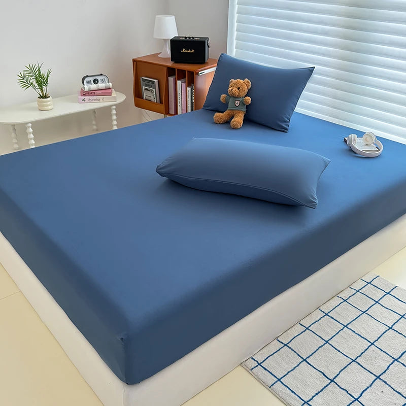 Solid Color Fitted Sheet | Single to Queen