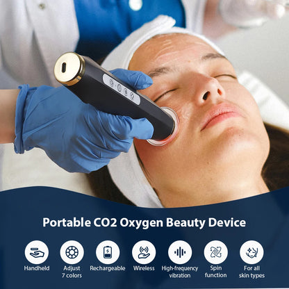 7-Color Oxygen Bubble Pen, CO2 Facial Machine