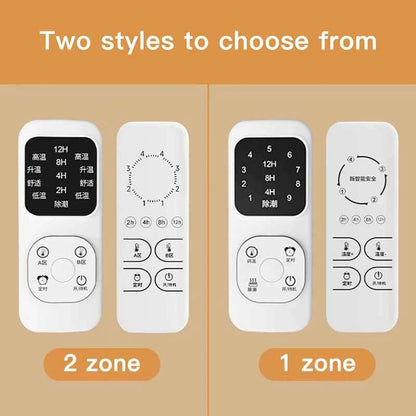 Smart Dual zone Electric blanket Wide 150cm/180cm/200cm Knitted Sofa Bed Cover Bedspreads Home for Hotel bed sheets Thin Blanket