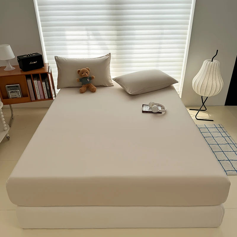 Solid Color Fitted Sheet | Single to Queen