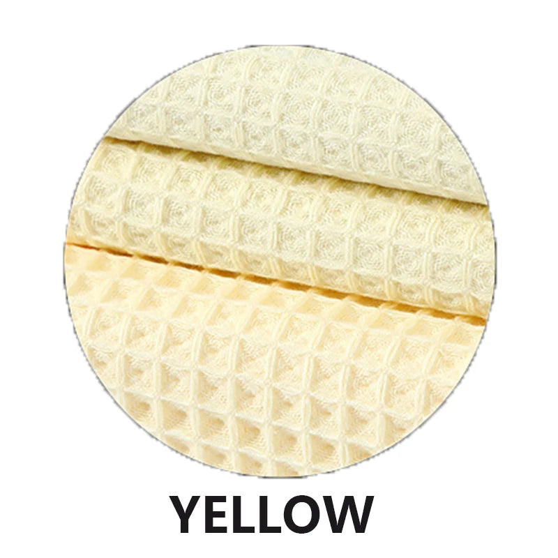 Premium Cotton Waffle Towel Set | Ultra-Absorbent Quick-Dry Bath & Hand Towels
