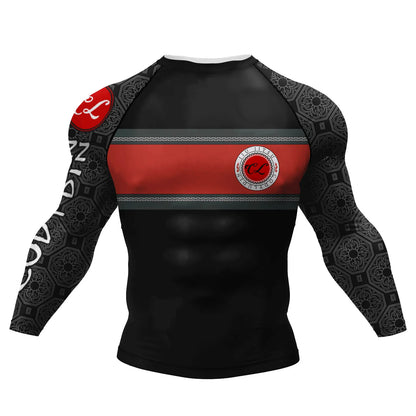 Cody Lundin Designer Men Cool Sports Shirts Jiu jitsu gi Rashguard Upf 50+ Cycling Running Tops Tattoo Compression Gym T-shirts