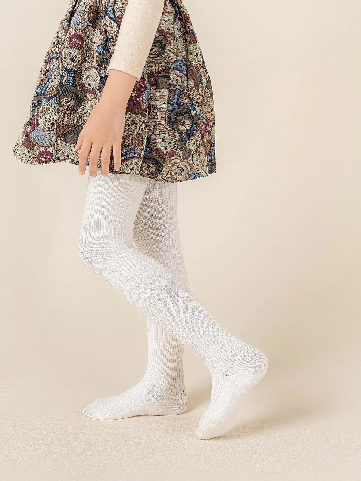 0-12 Years Children Cotton Baby Girls Pantyhose Spring Autumn Winter Bowknot TightsKids Infant Knitted Collant Tights