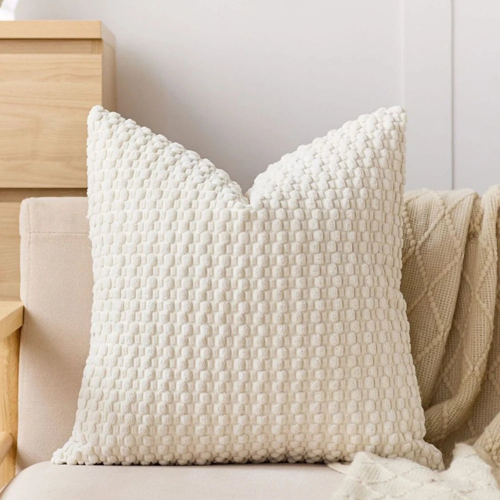 Boho Striped Corduroy Cushion Cover