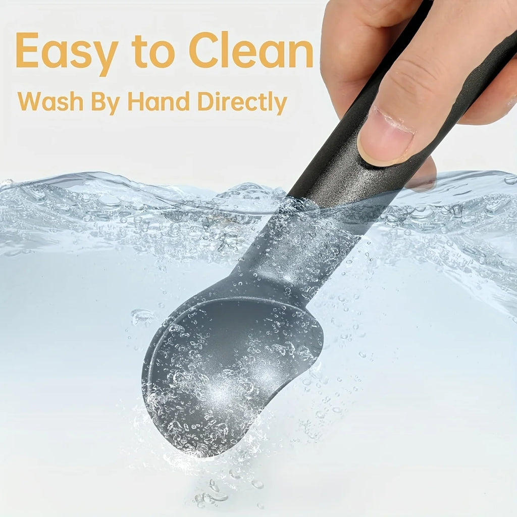 7 Inch Non-stick Lightweight Ice Cream Scoop Professional Black Silver Dishwasher Safe Cookie Scooper Ice-cream Spade