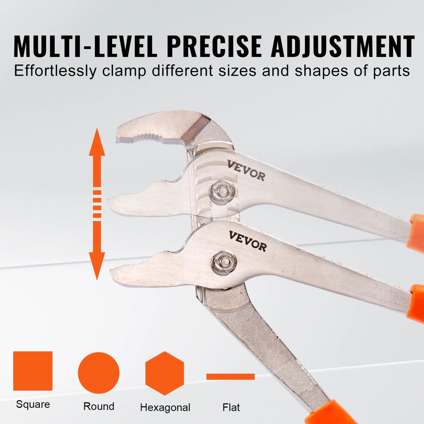 SucceBuy 8-Piece Pliers Set 8" Linesman's Pliers 6" Slip Joint Pliers Long Nose Pliers 6" Diagonal Cutter 10" Adjustable Wrench