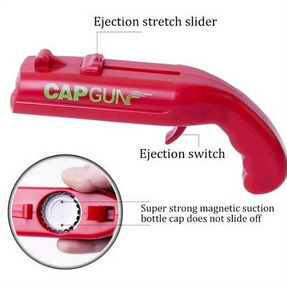 1pc Funny Cap Gun Bottle Opener, Perfect for Home Bars, Parties & Wedding Gifts, Cap Gun For Men, Beer Bottle Opener