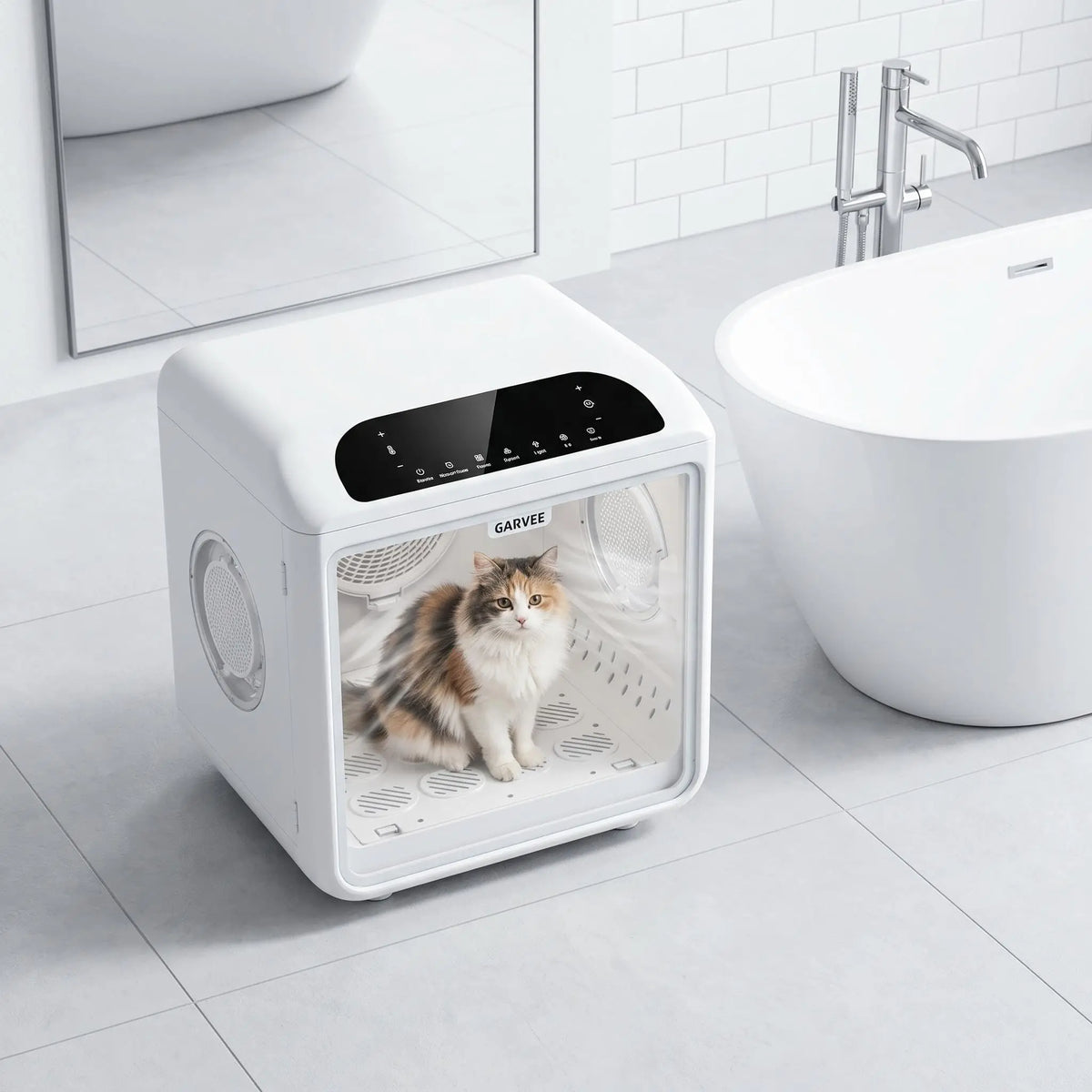 Pet Dryer Box, 360° Airflow, Quiet 40dB Operation