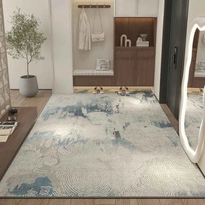 VIKAMA Modern Simple Brown Tone Entry Carpet Non-Slip Easy To Clean And Take Care Of The Entrance Living Room Bedroom Home Decor