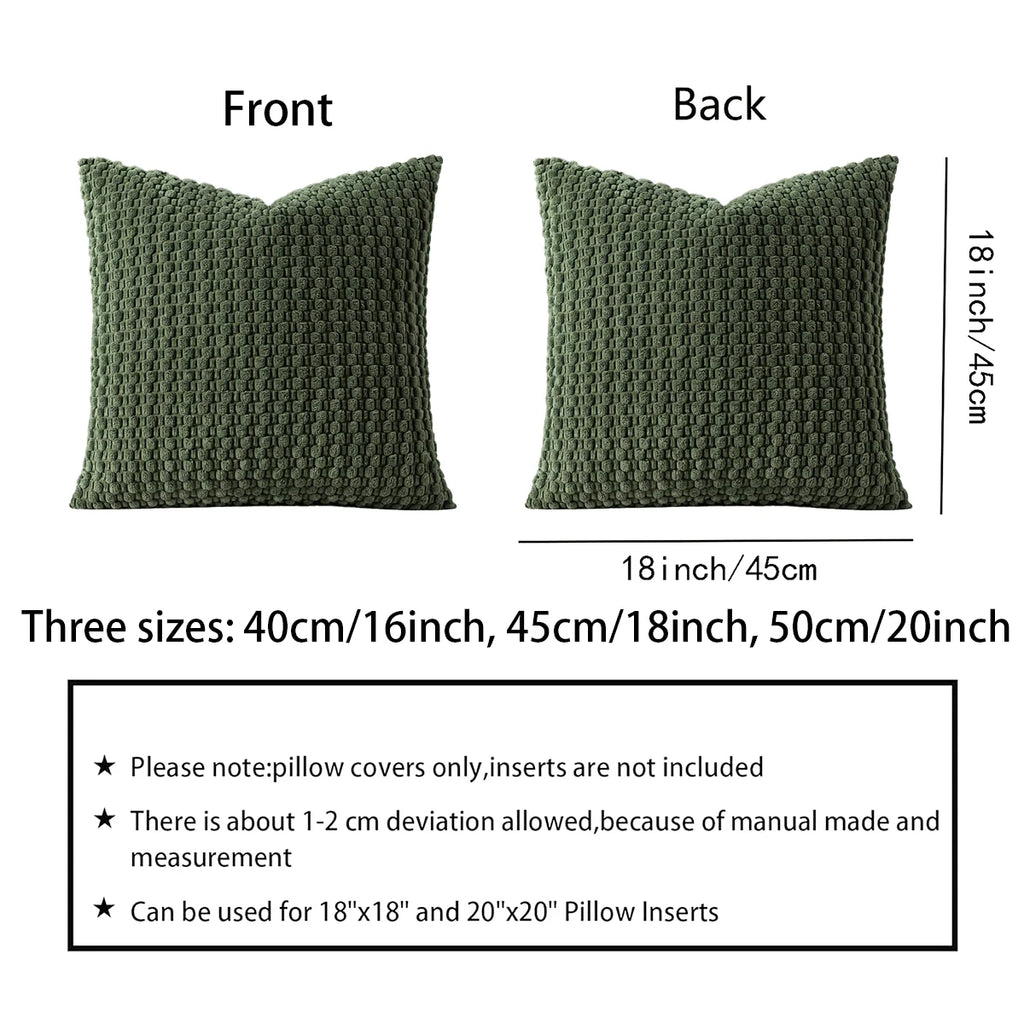 Boho Striped Corduroy Cushion Cover, Dark Blue