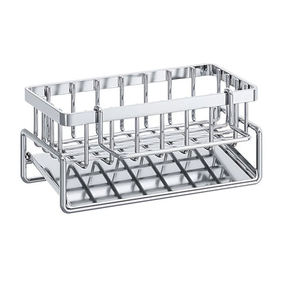 Large Capacity Stainless Steel Sink Drying Rack, Rust-Resistant and Nail-Free