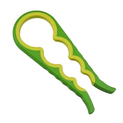 4-in-1 Easy-Grip Can Opener for Elderly - Senior-Friendly Kitchen Gadget & Thanksgiving Gift, Dishwasher Safe Home Essentials