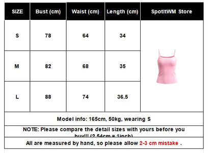 Women's Black Ruched Cami Vest — Square Neck Spaghetti Strap Tank Top