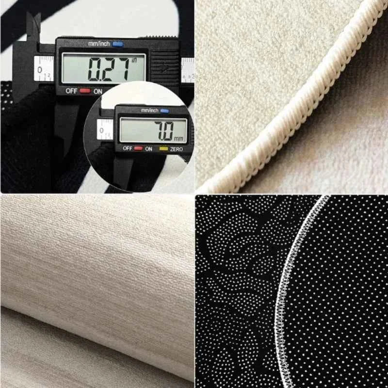 French Retro Living Room Carpet Large Area Brown Rug Coffee Table Study Bedroom Bedside Non-slip Soft Floor Mat Alfombra Ковер