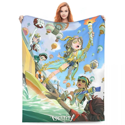 Super Warm Blanket Travel Office Identity V   Bedding Throws Flannel Bedspread For Outdoor Funny Sofa Bed Cover