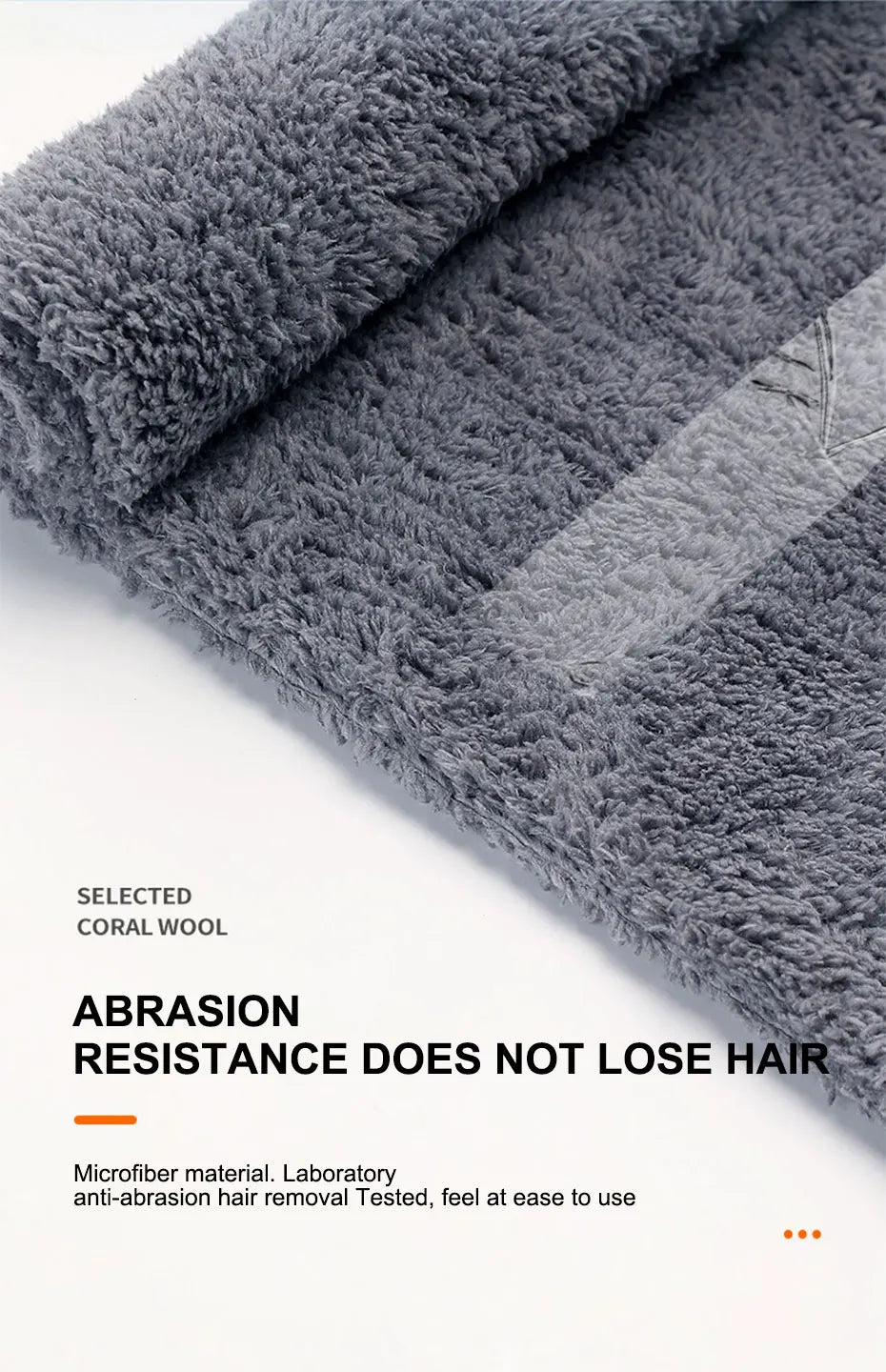 Coral Velvet Car Wash Towel, 40x100cm No-Hem