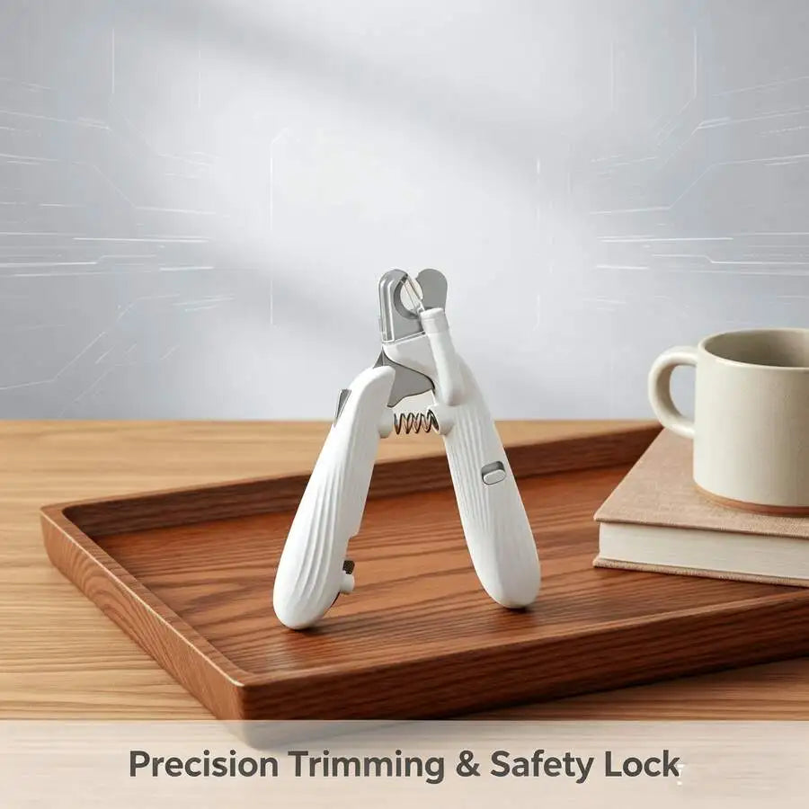 LED Pet Nail Clippers, Safe Grooming Trimmer