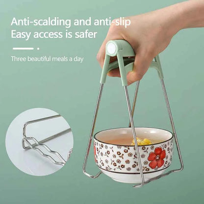 Anti-scald Clip Silicone Kitchen Anti Scald Plate Bowl Dish Pot Holder Anti-hot Clip Lifter Kitchen Accessories Gadget ﻿2024