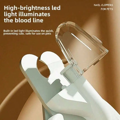 LED Pet Nail Clippers, Safe Grooming Trimmer