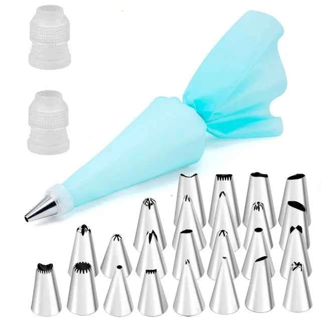 Pastry Socket Cake Nozzles for Confectionery Professional Set Icing Cream Piping Tips Cookies Cupcake Cake Decorating Tool