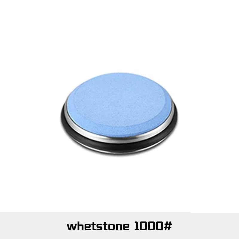 Rolling Knife Sharpener Double Sided Diamond Sharpening Stone 15/20° Degree Magnetic Angle Roller Sharpening for Kitchen Knives