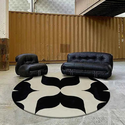 Fluffy Soft Living Room Decoration Carpet Light Luxury Rugs for Bedroom Large Area Round Lounge Rug Home Study Thicken Plush Mat