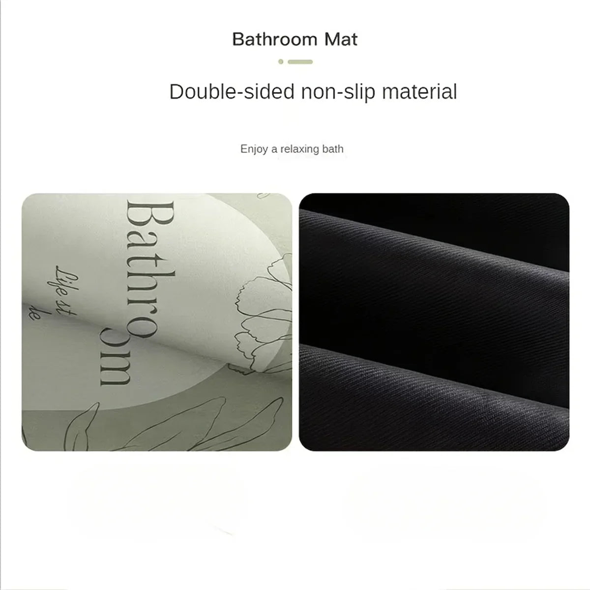 Non-Slip Pet Dining Mat, Water-Absorbent, Rubber Base