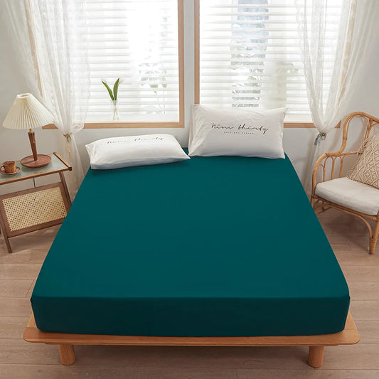 Solid Color Fitted Sheet | 30cm Elastic, Polyester