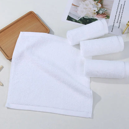 6-Count Disposable Cotton Square Towels — Salon, Daycare & Home