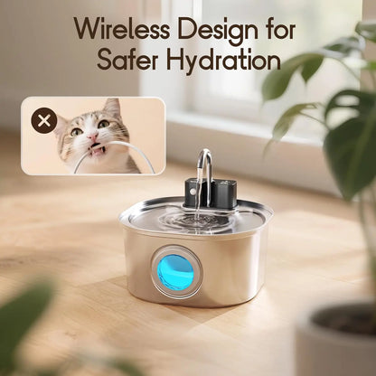 3.2L Automatic Cat Water Fountain, Motion Sensor