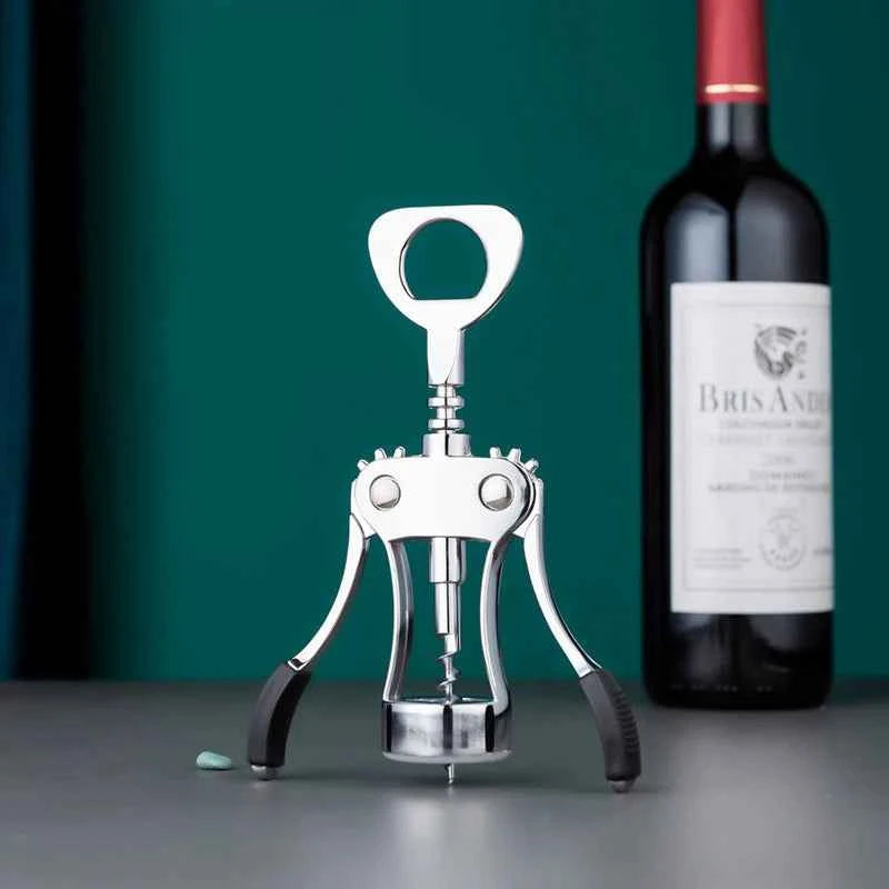 Hand Movement Bottle Opener Classic And Practical Stainless Steel Wine Opener Portable Wine Cork Remover Kitchen Gadgets
