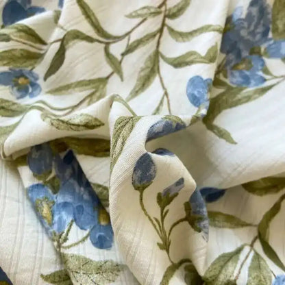 Floral Print Fitted Sheet, Elastic Edge, Queen/King
