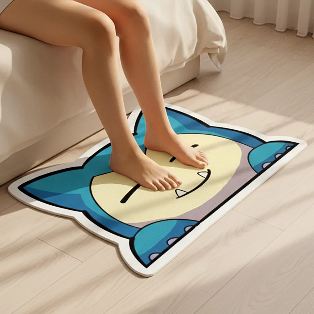 Anime Rug Gardevoir Kirby Pokémon Unique Design,Pet Mat,Soft Floor Mat,Soft Decorative Blanket,Game Mat