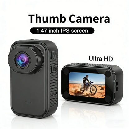 Kids HD 1080p Action Camera – 1.44" Thumb-Size, Rechargeable, MicroSD Support, CE Certified